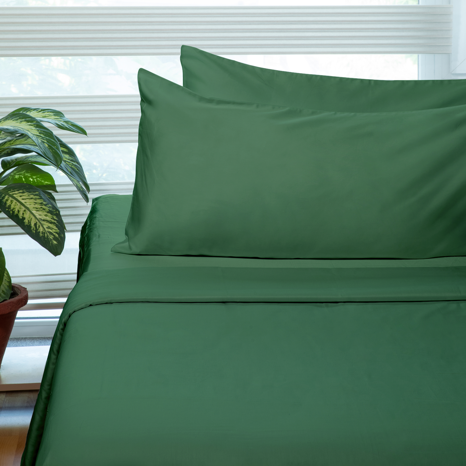 100% Organic Cotton Sateen Sheet Set