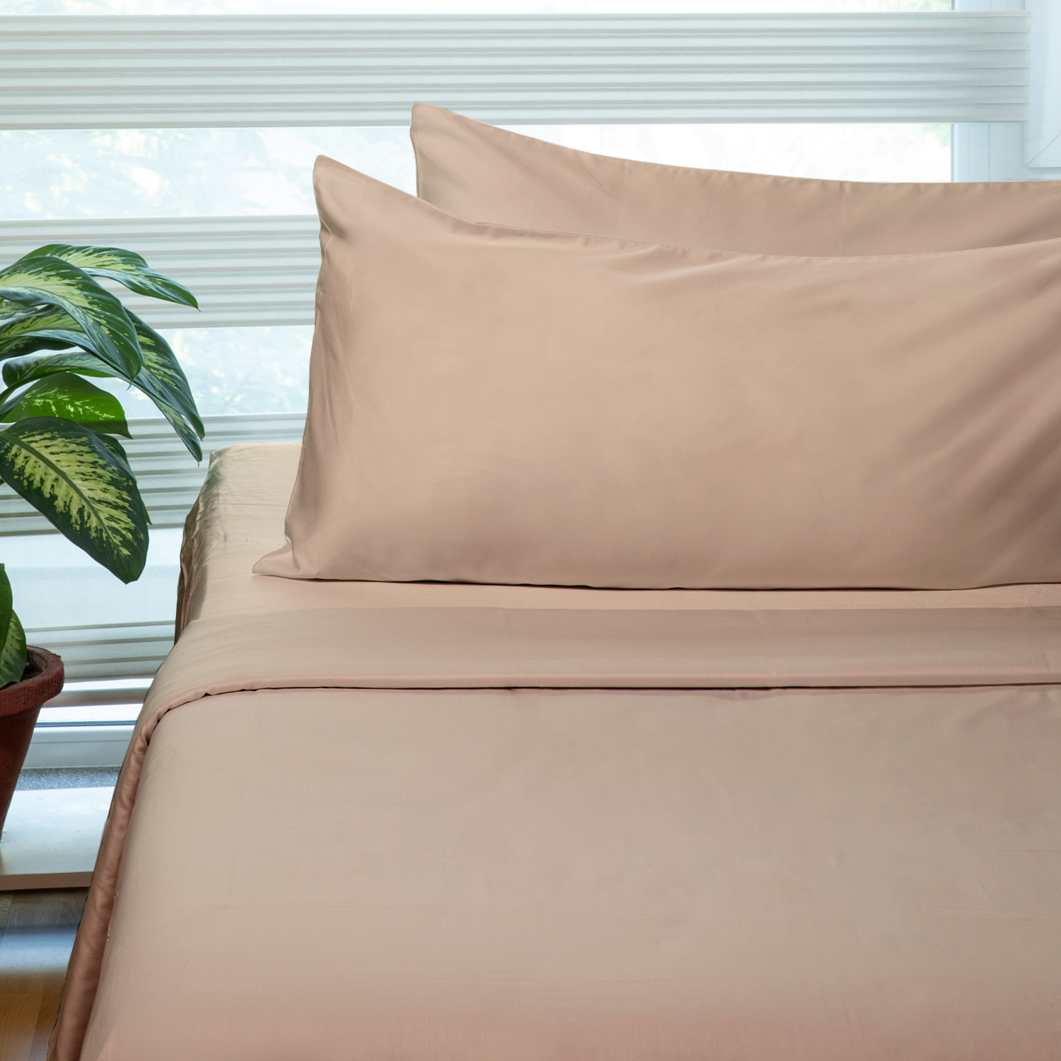 100% Organic Cotton Sateen Sheet Set