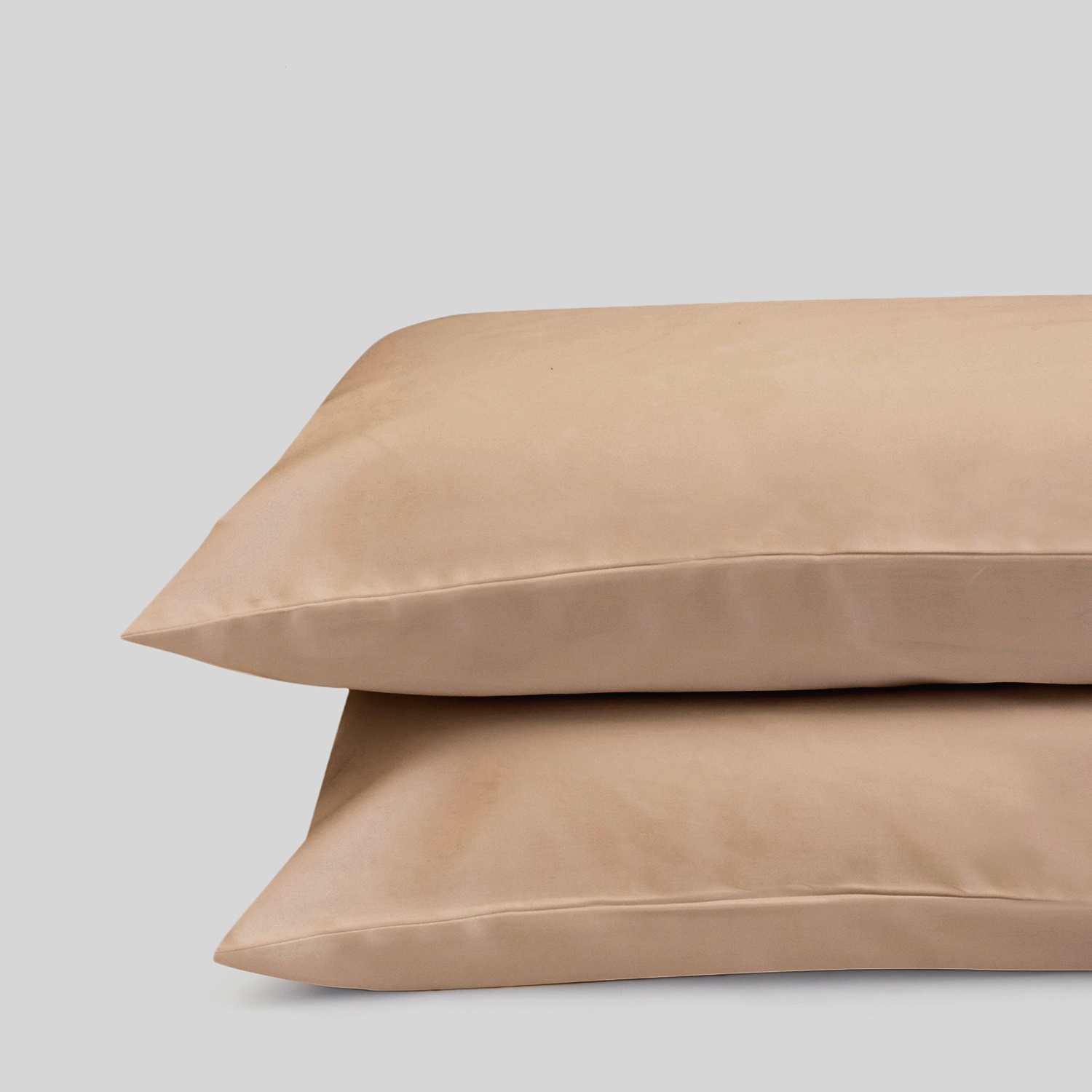 100% Organic Cotton Sateen Pillow Case Set