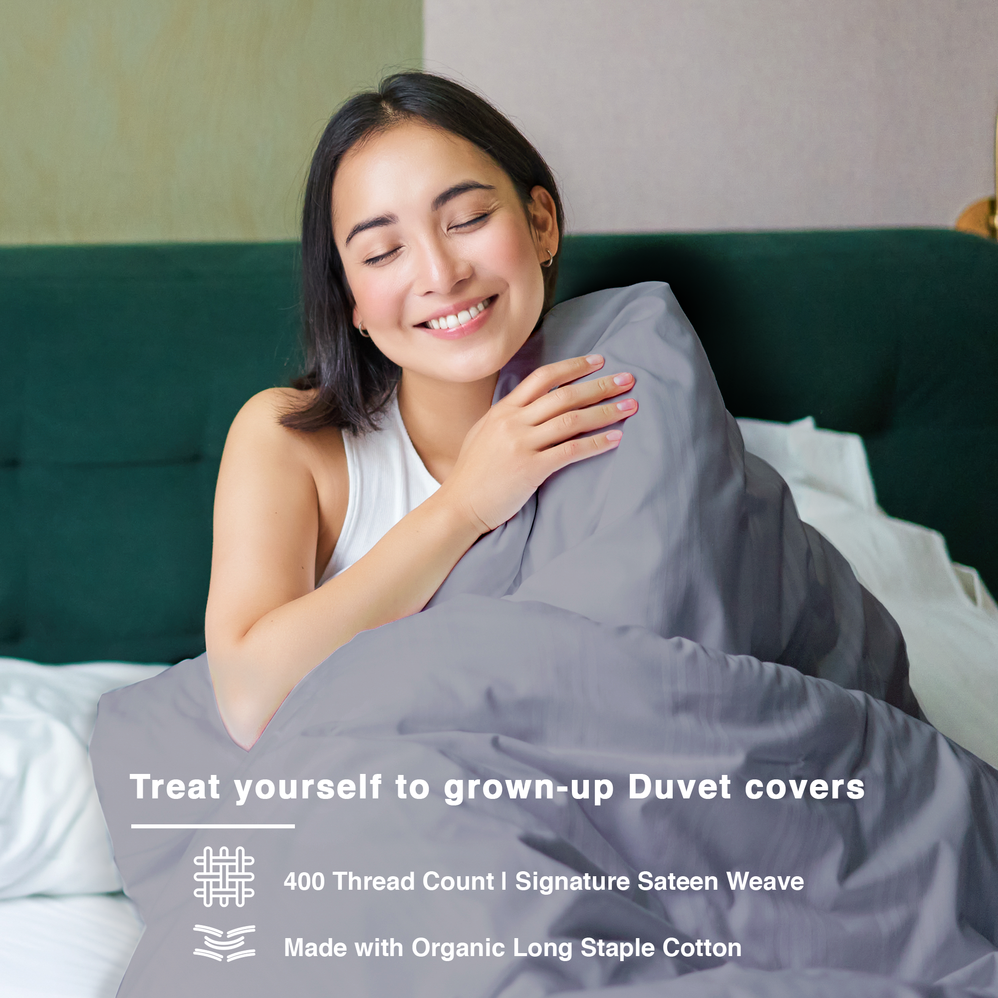 100% Organic Cotton Duvet Cover