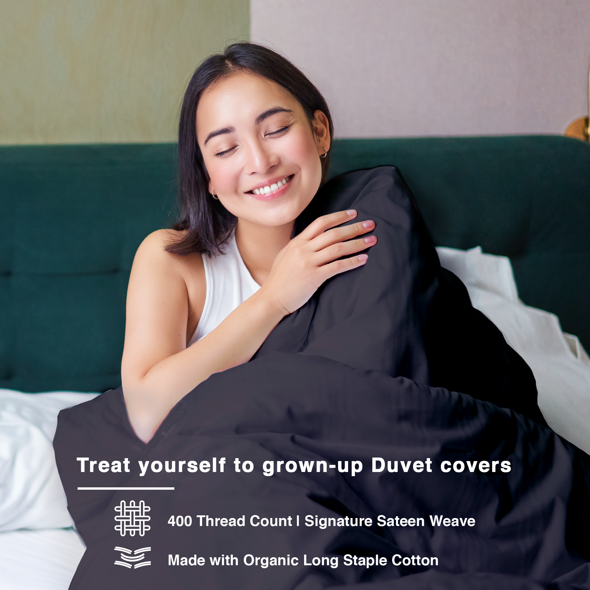 100% Organic Cotton Duvet Cover