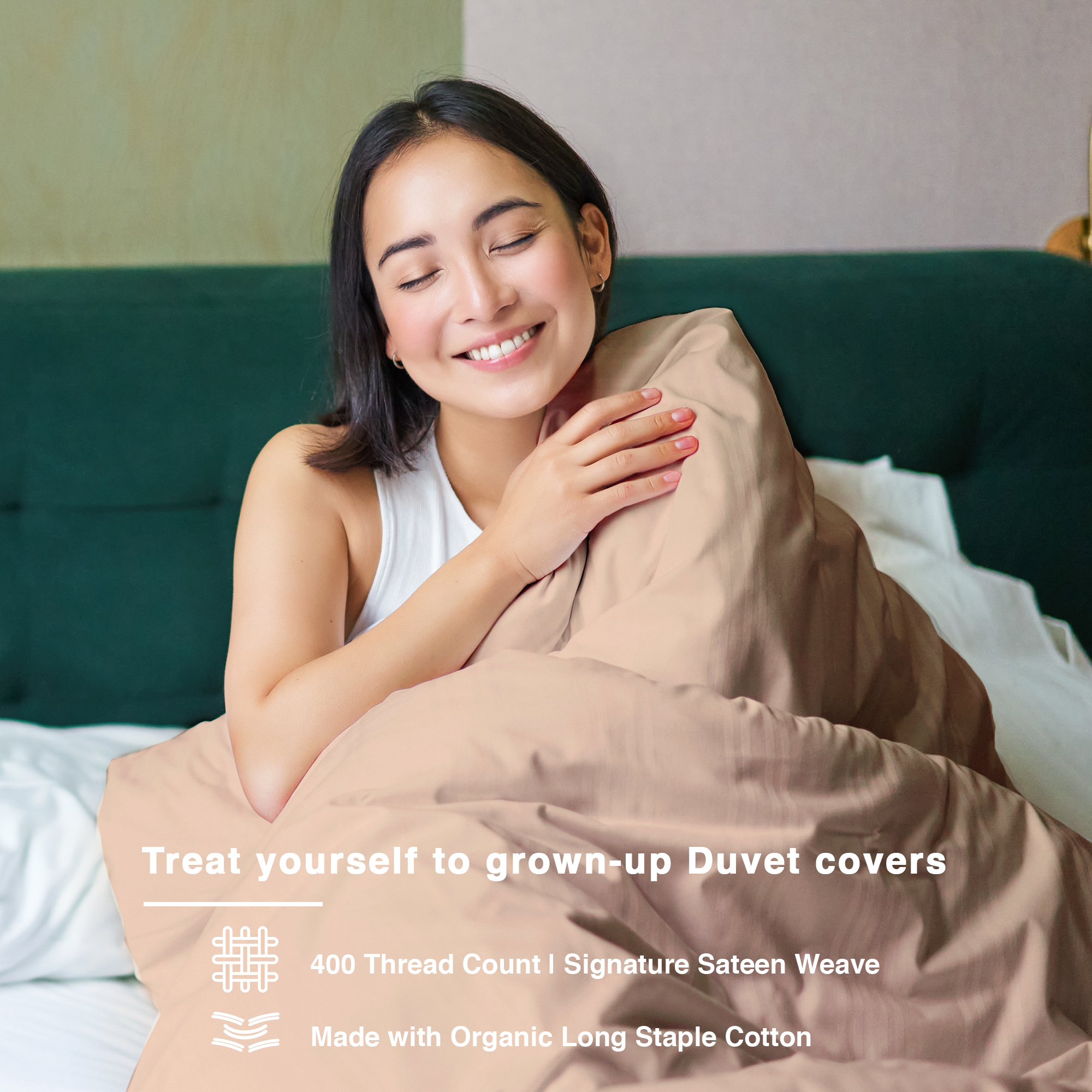 100% Organic Cotton Duvet Cover