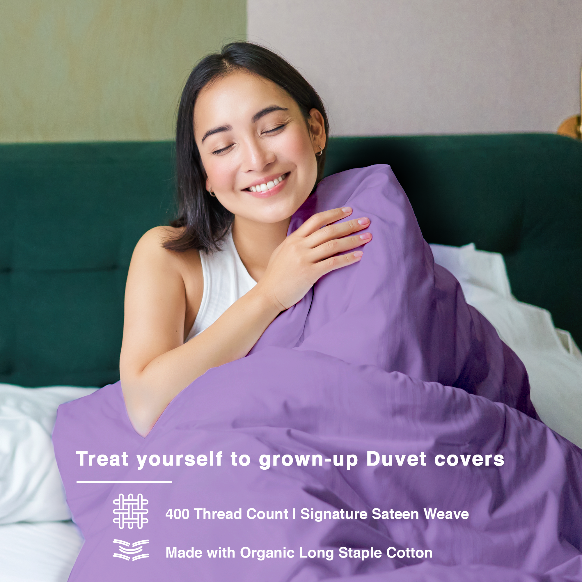 100% Organic Cotton Duvet Cover