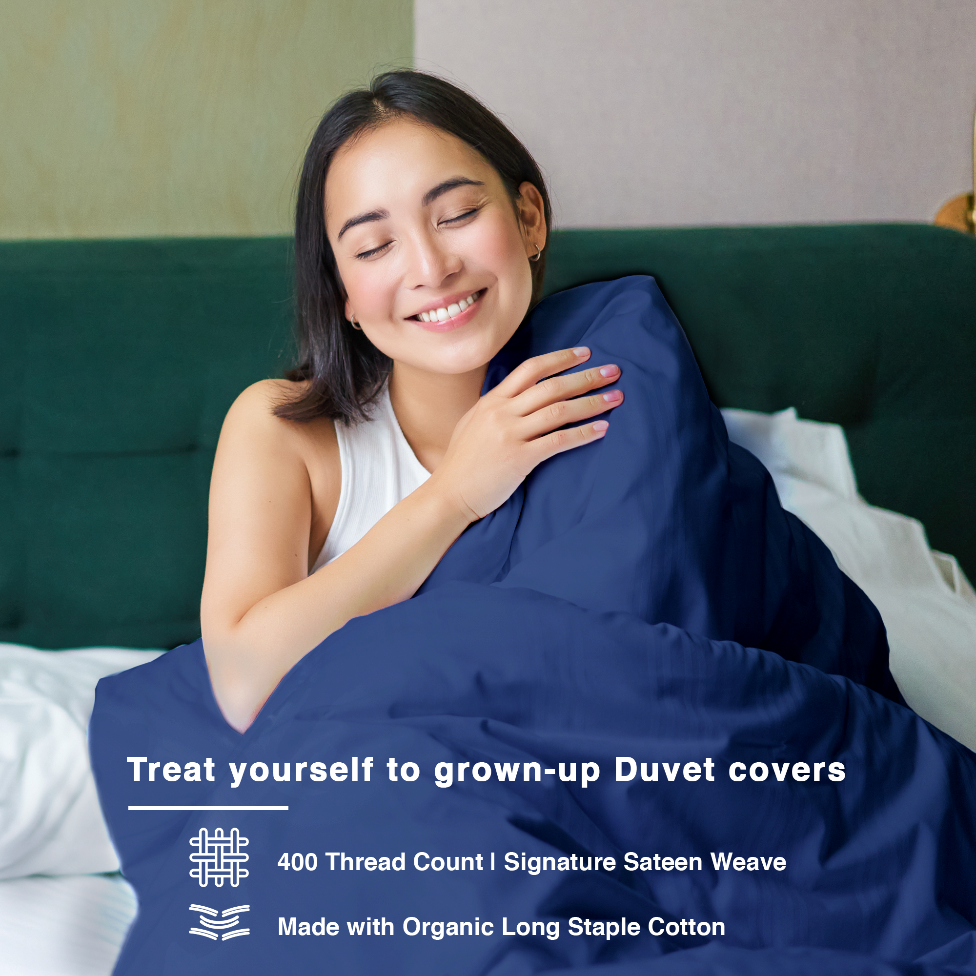 100% Organic Cotton Duvet Cover