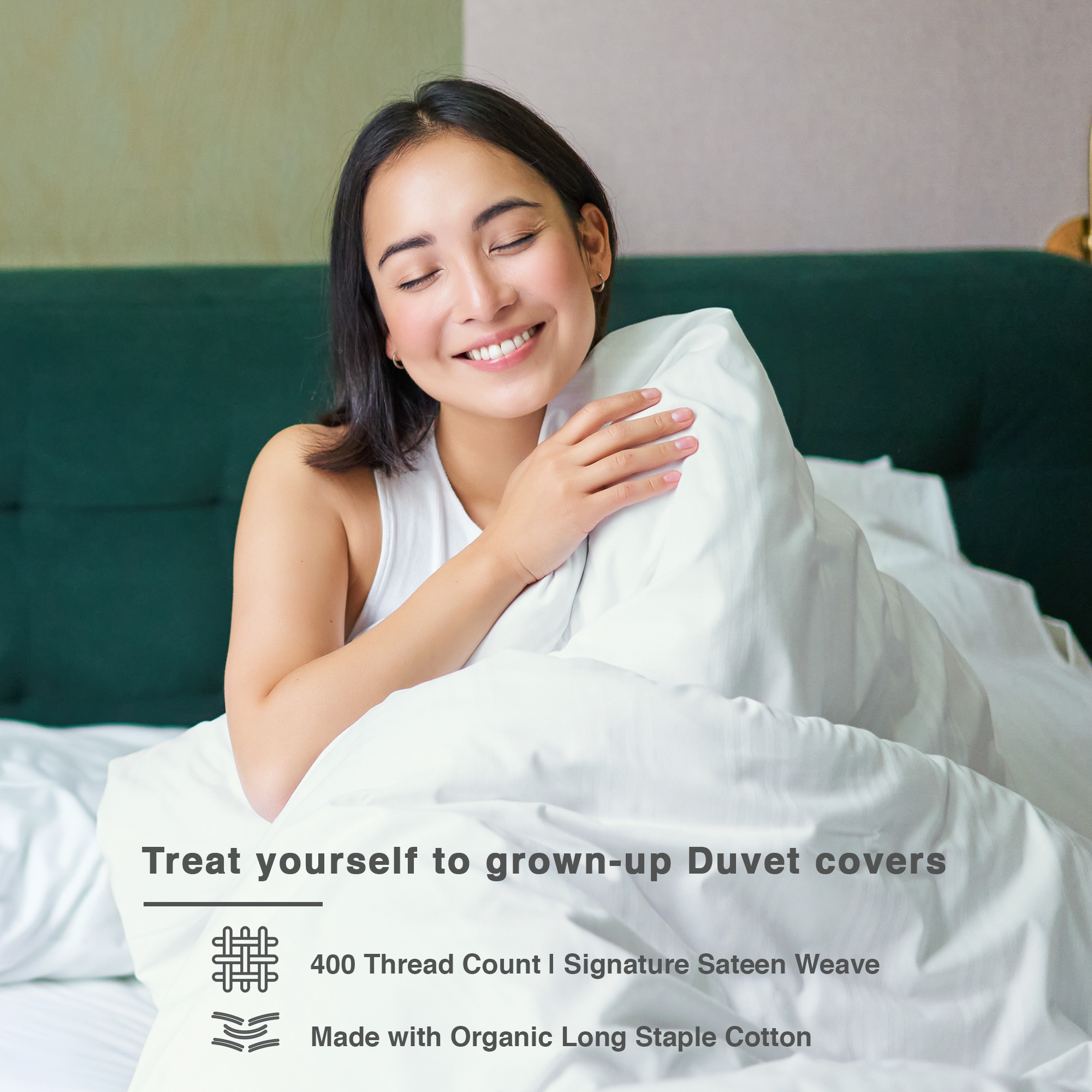 100% Organic Cotton Duvet Cover