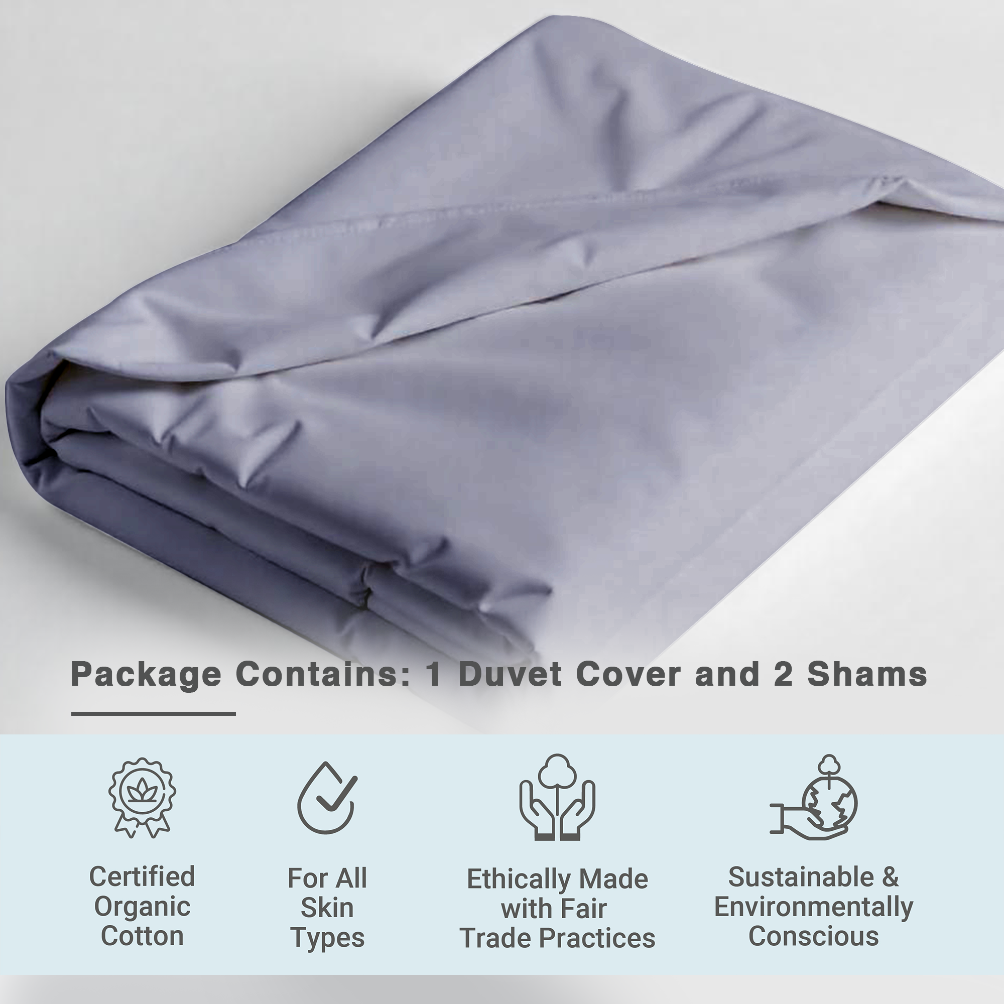 100% Organic Cotton Duvet Cover