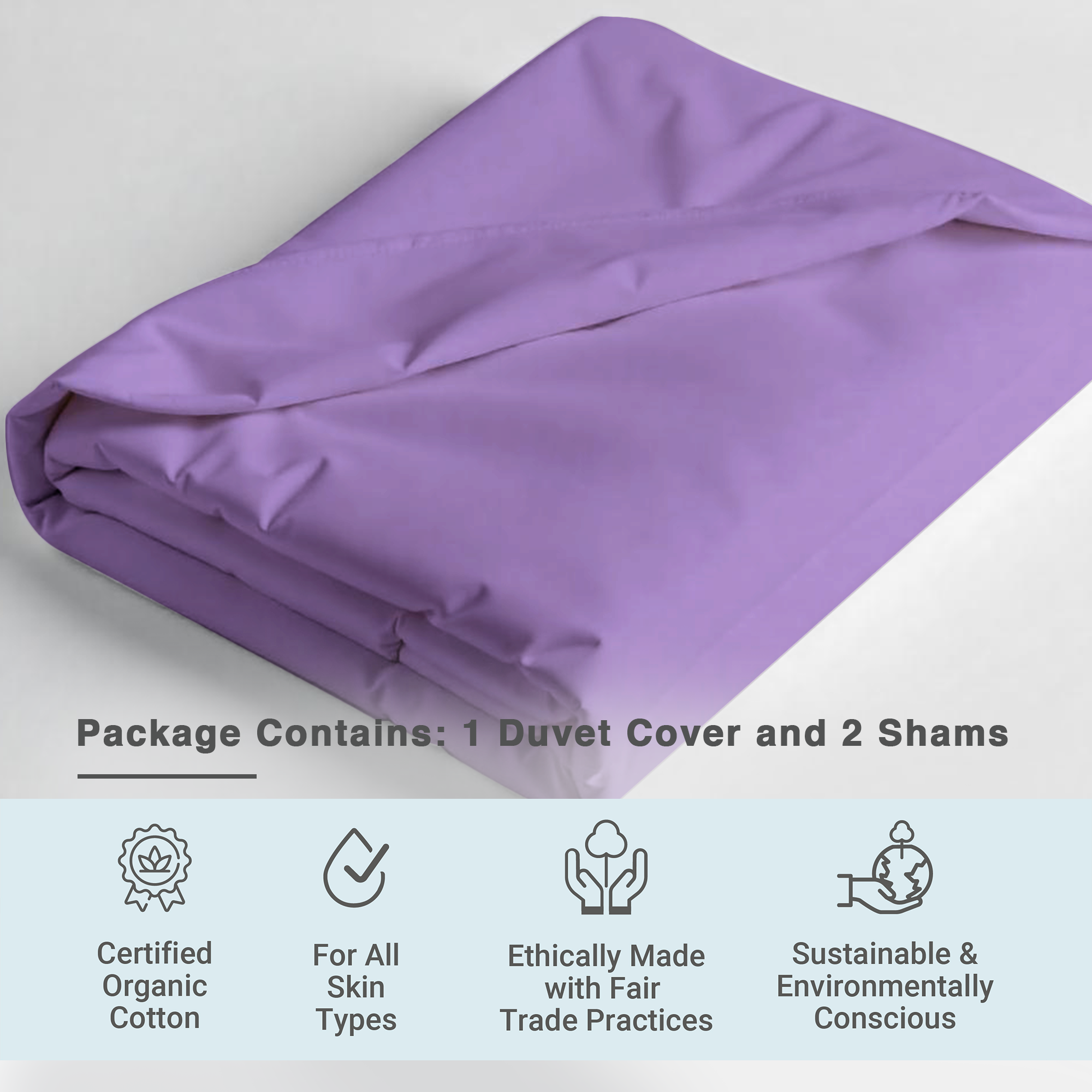100% Organic Cotton Duvet Cover