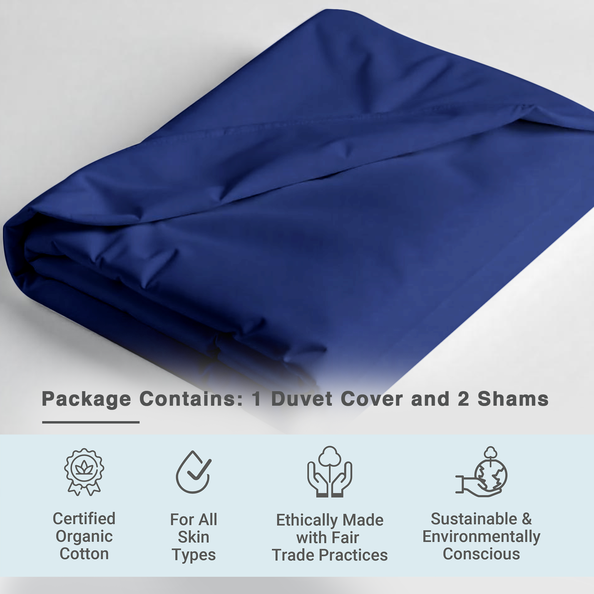 100% Organic Cotton Duvet Cover