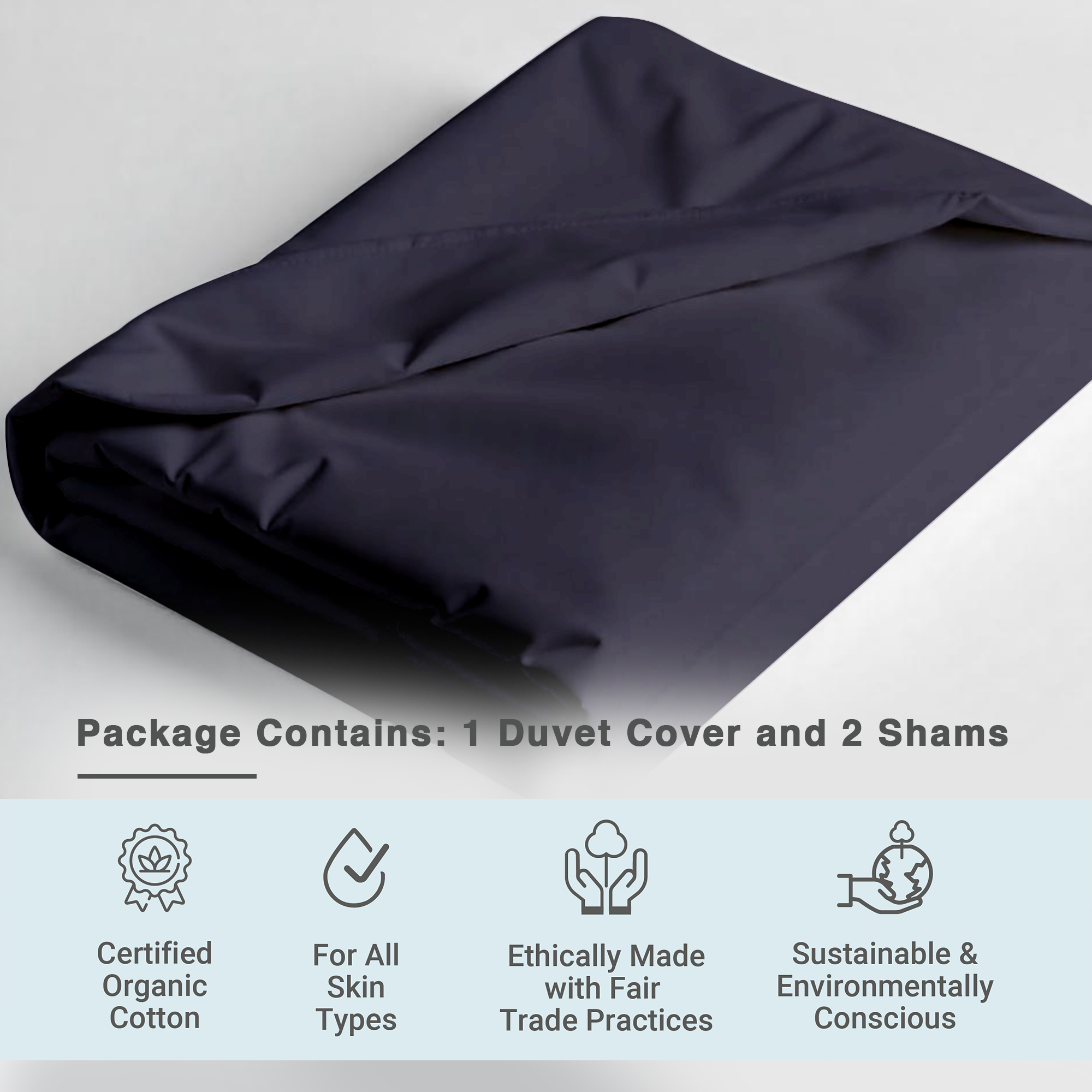 100% Organic Cotton Duvet Cover