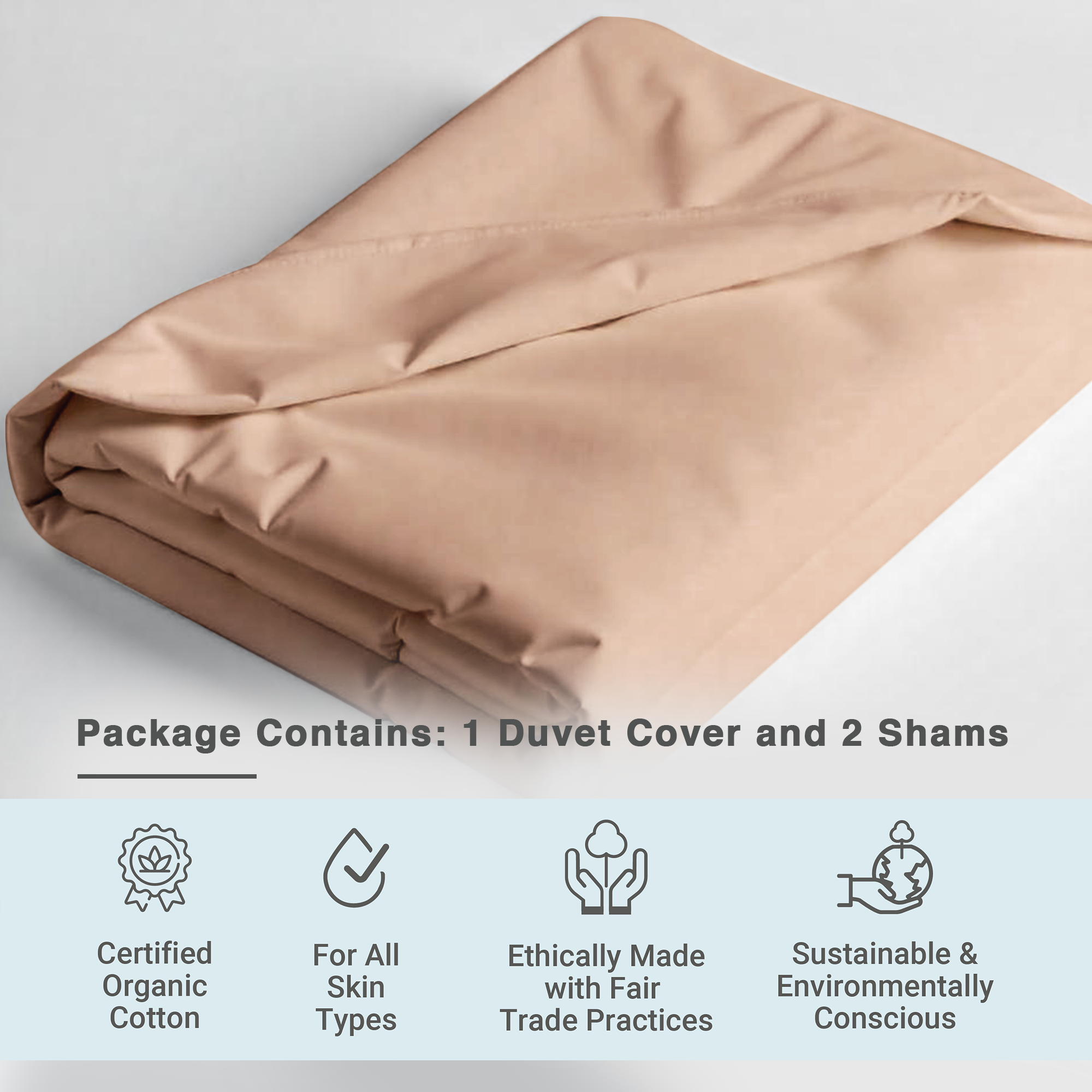 100% Organic Cotton Duvet Cover