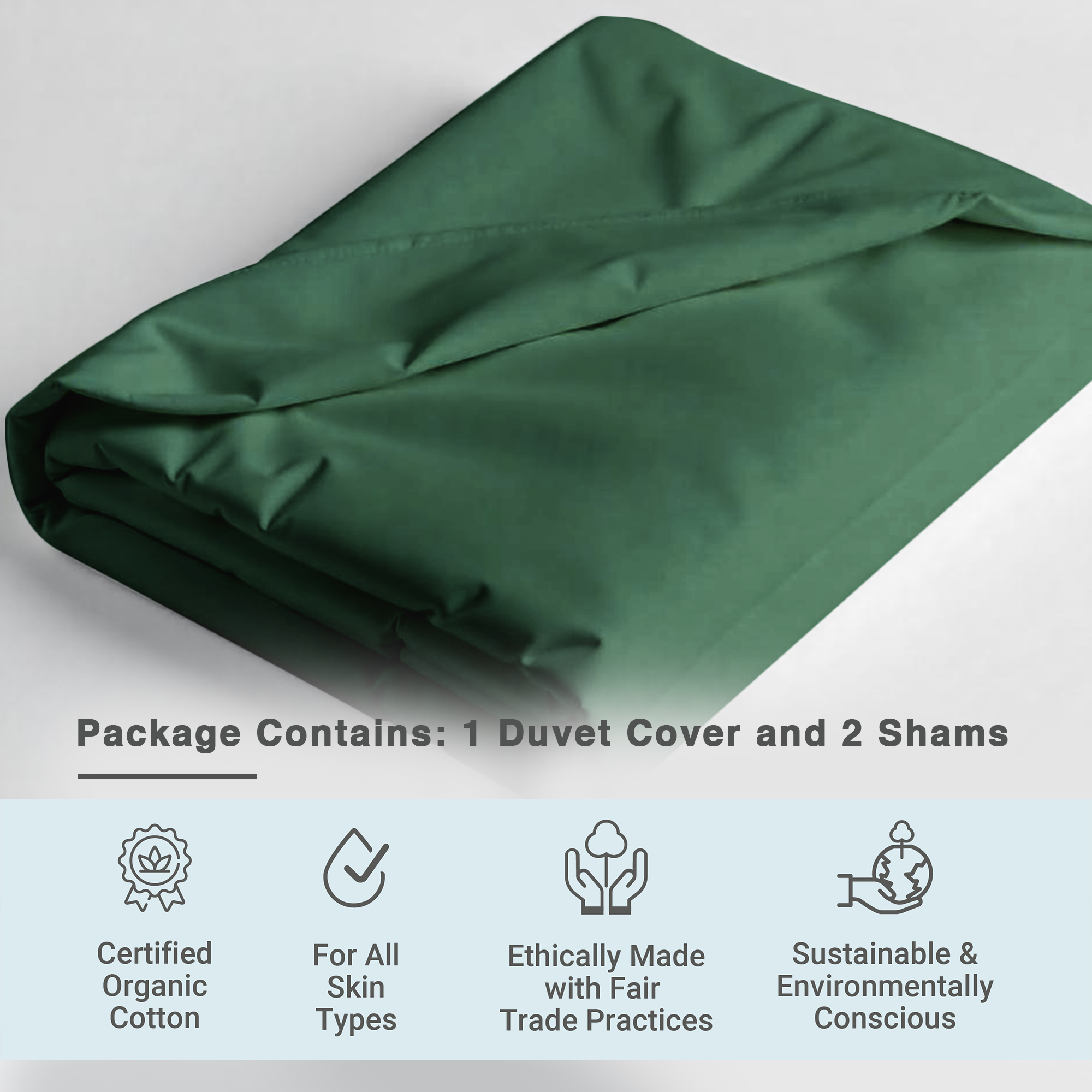 100% Organic Cotton Duvet Cover
