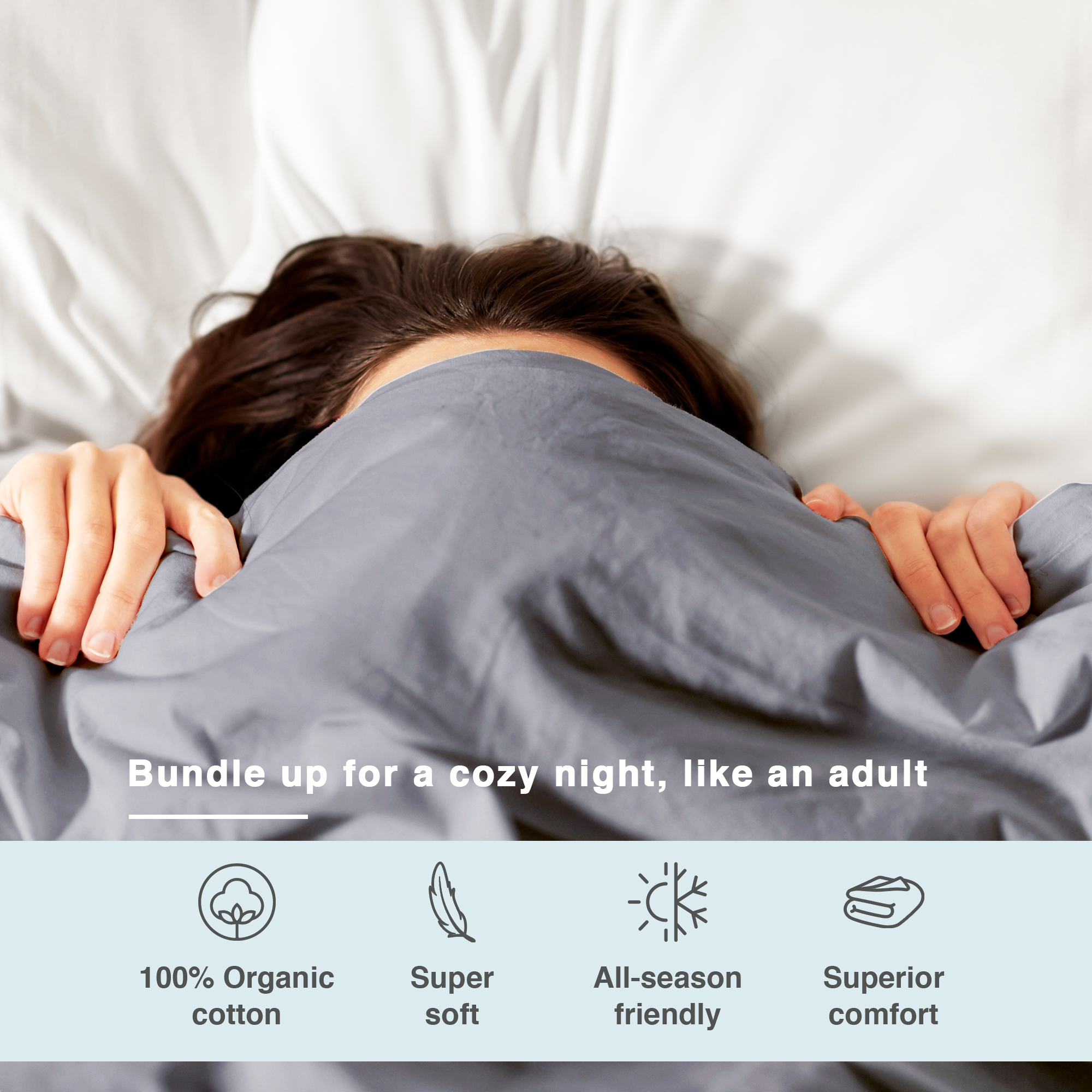 100% Organic Cotton Duvet Cover