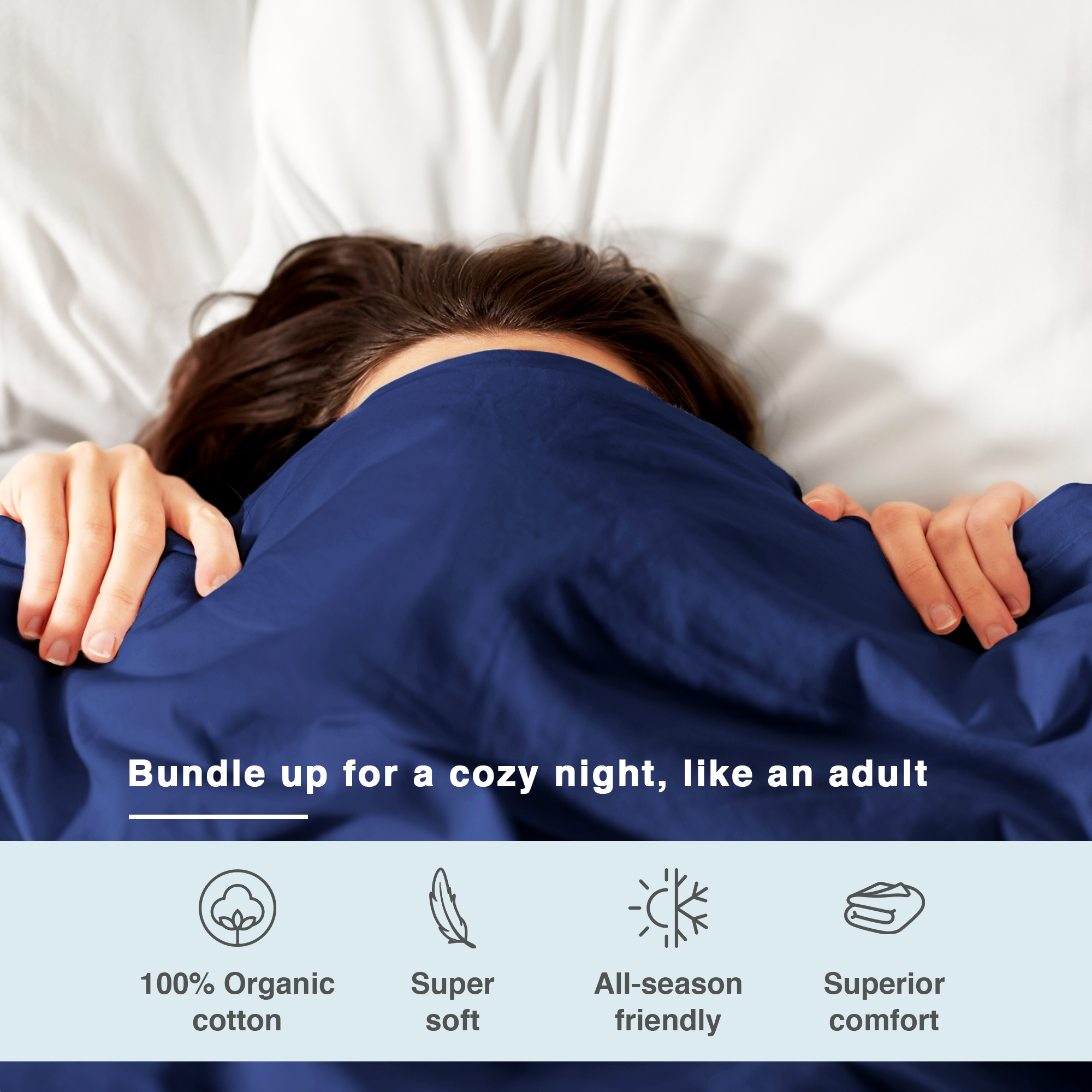 100% Organic Cotton Duvet Cover