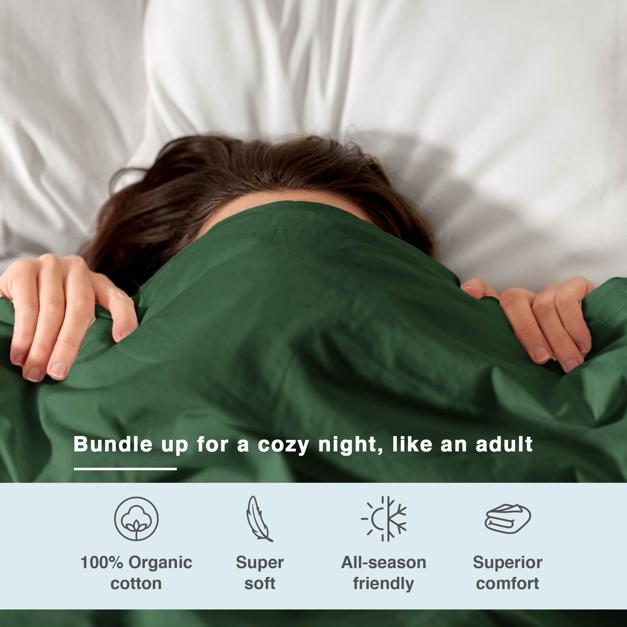 100% Organic Cotton Duvet Cover