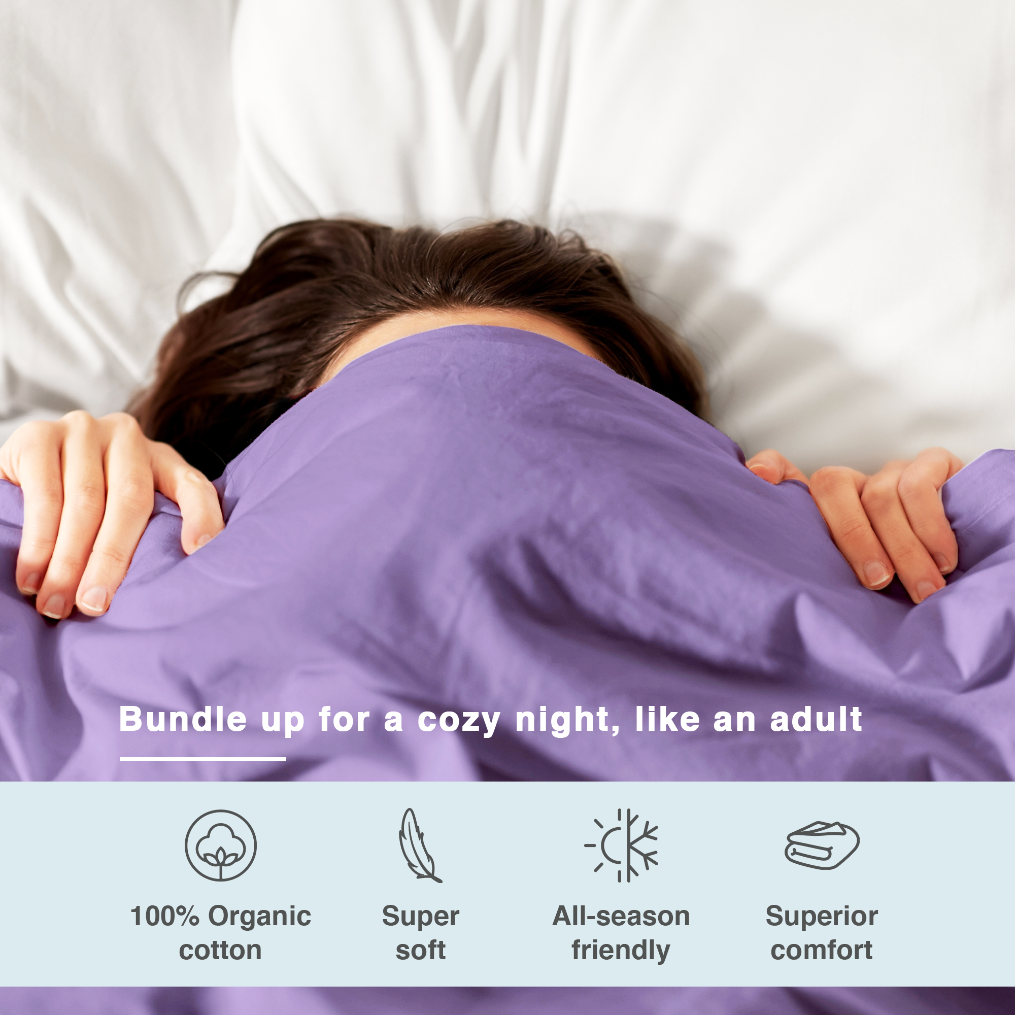 100% Organic Cotton Duvet Cover