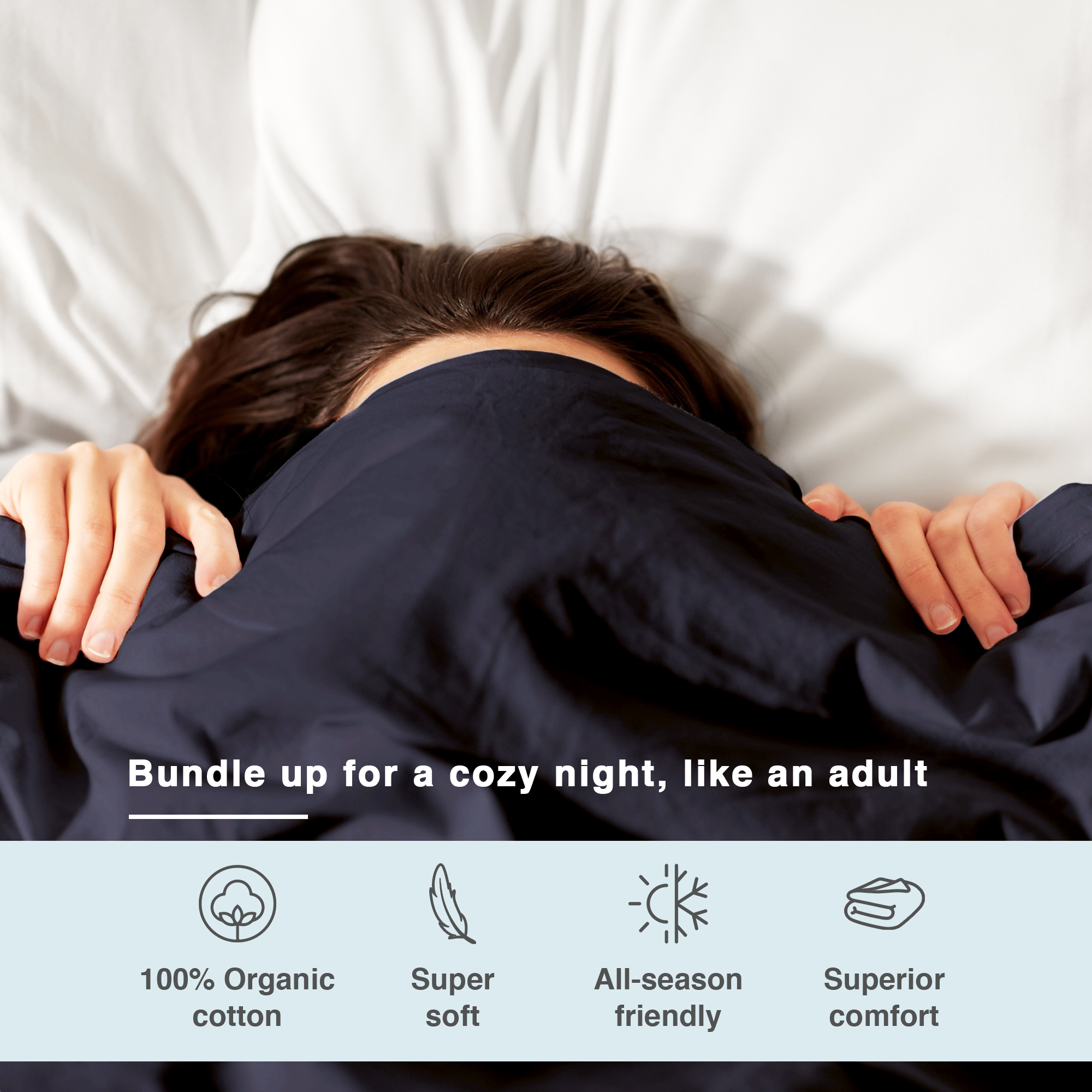 100% Organic Cotton Duvet Cover