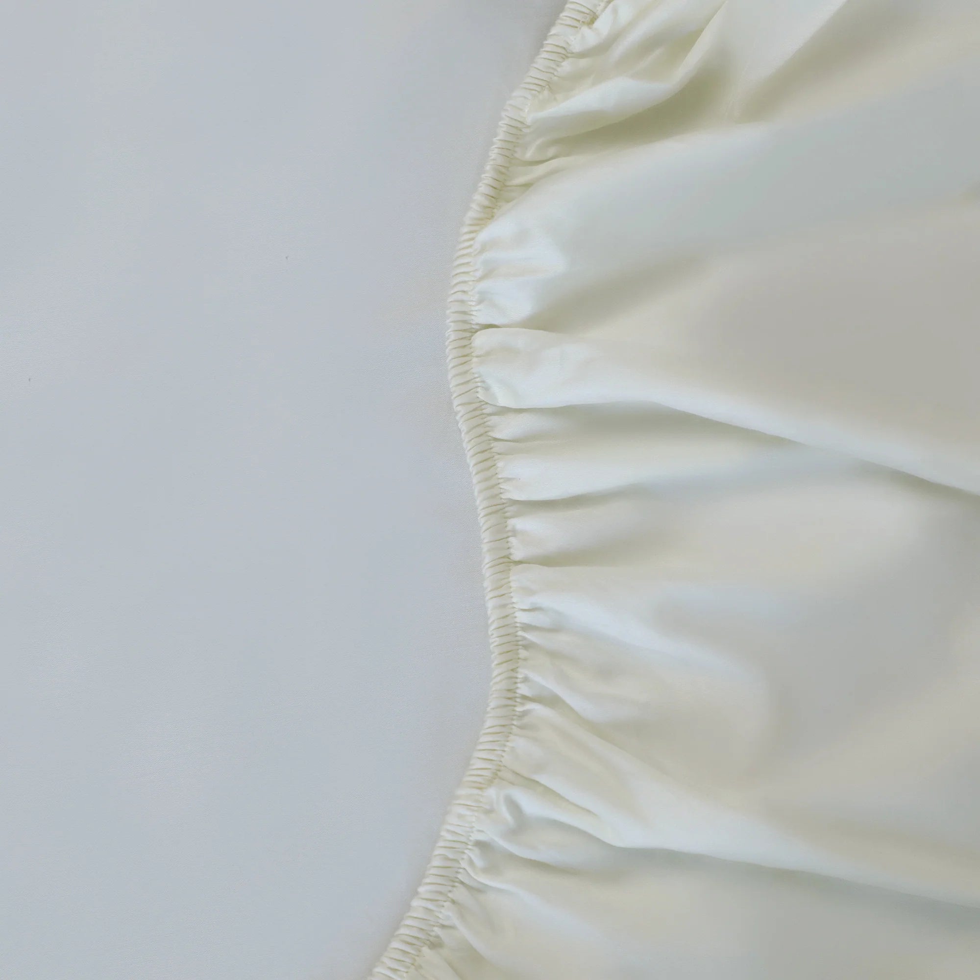 100% Organic Cotton Sateen Fitted Sheet