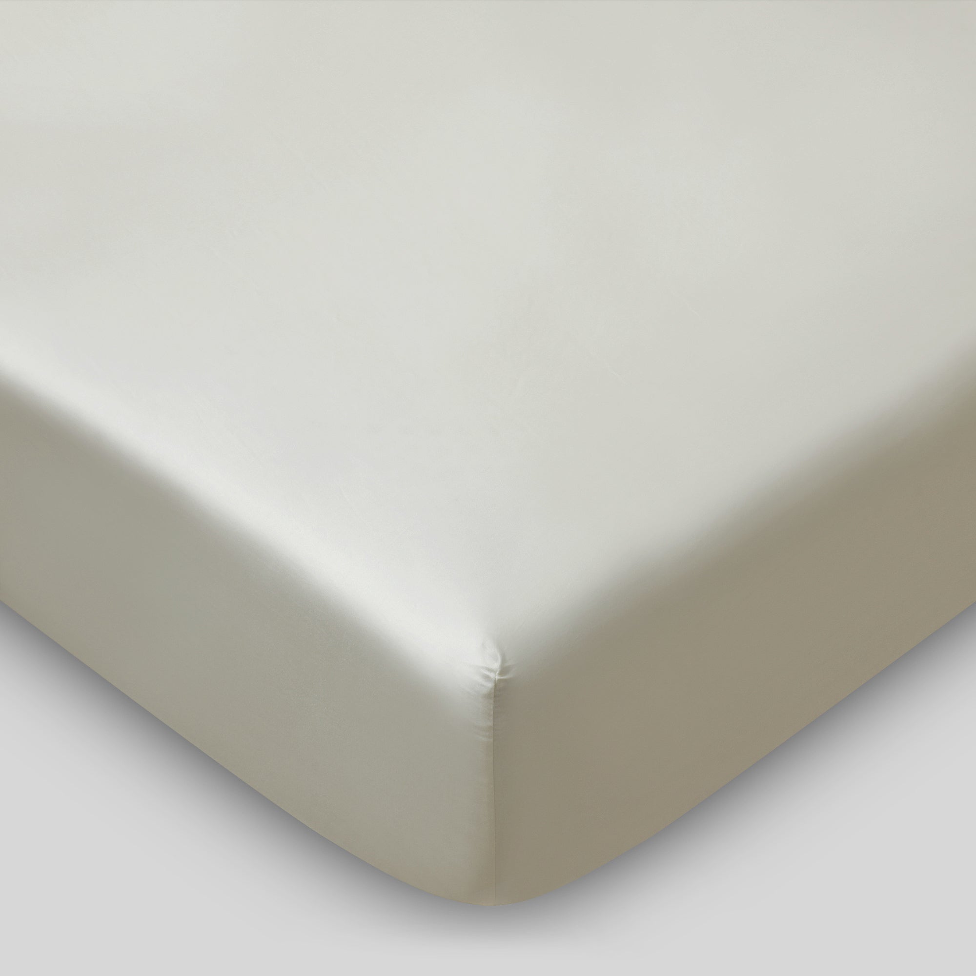 100% Organic Cotton Sateen Fitted Sheet