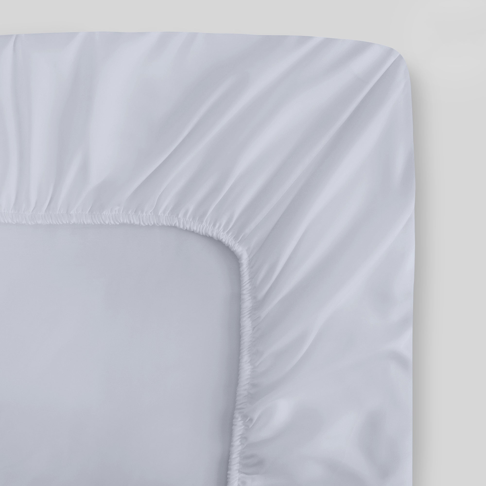 100% Organic Cotton Sateen Fitted Sheet