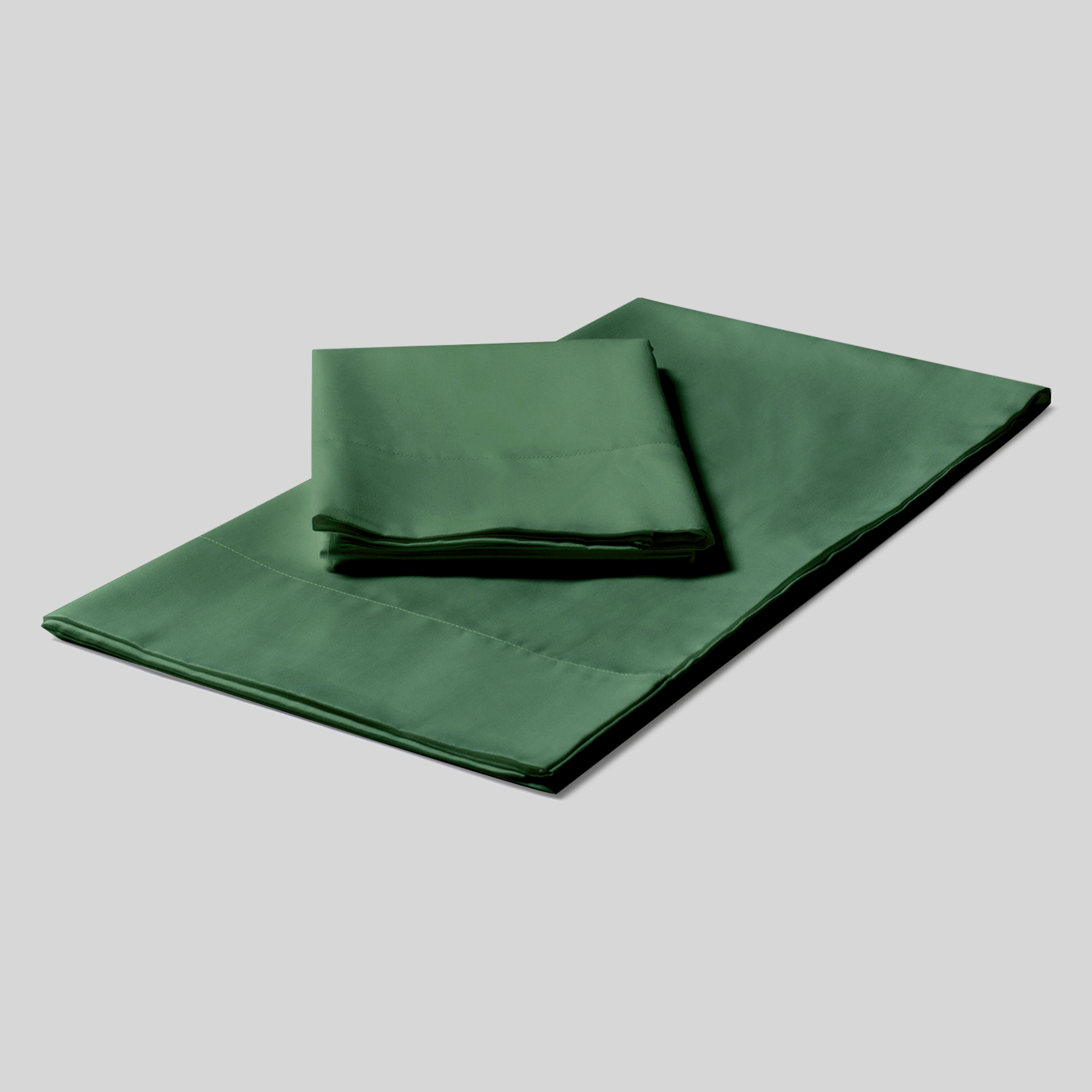 100% Organic Cotton Sateen Pillow Case Set