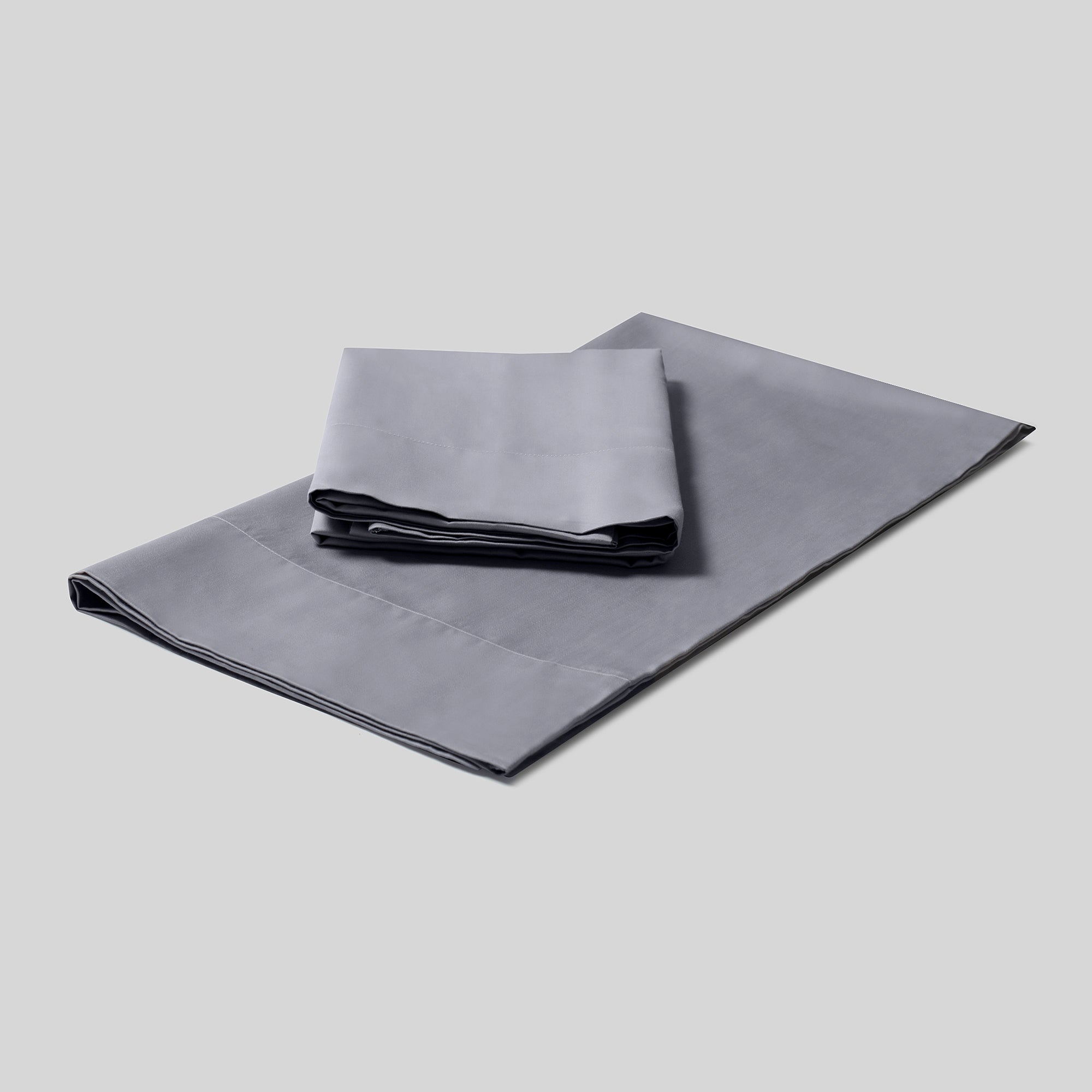 100% Organic Cotton Sateen Pillow Case Set