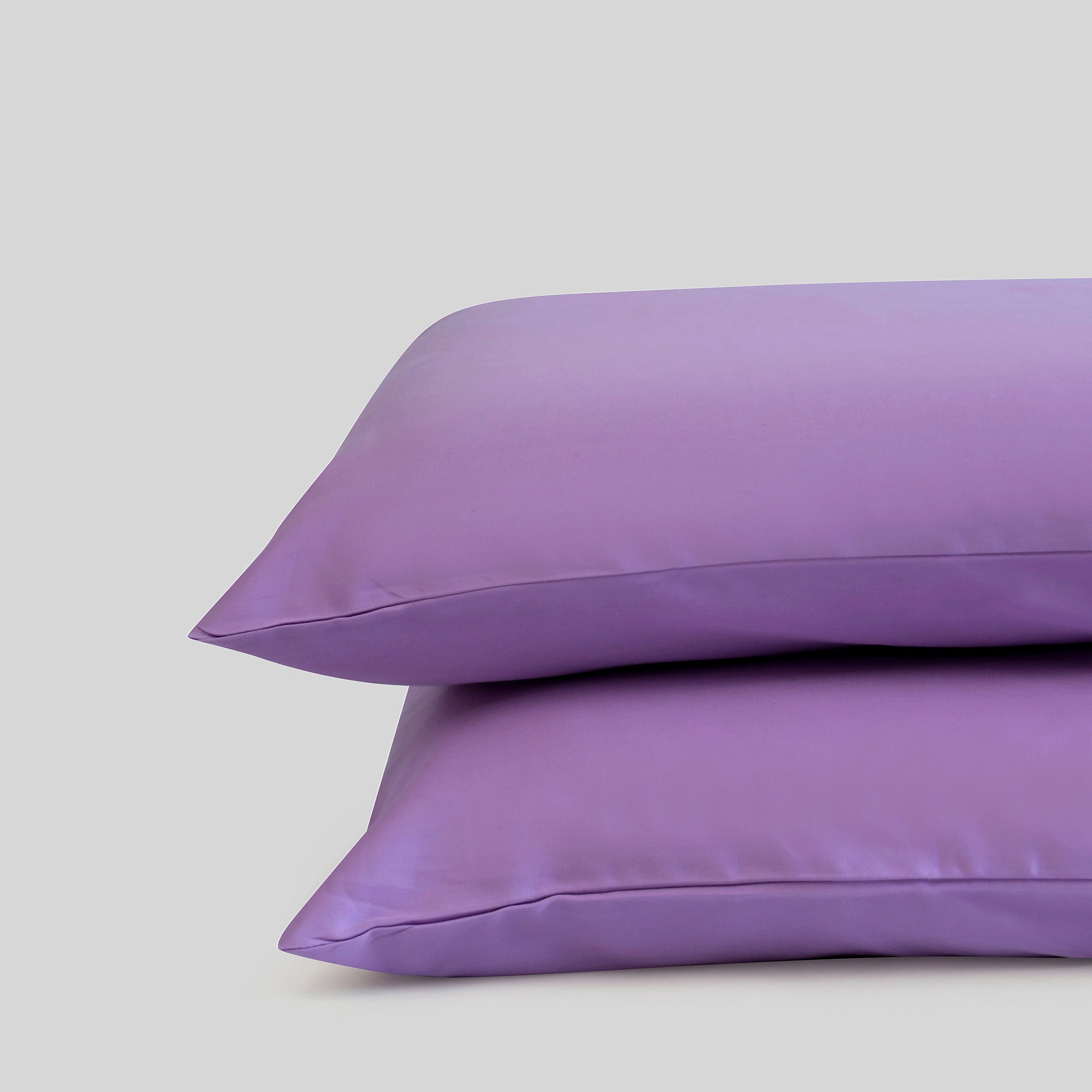 100% Organic Cotton Sateen Pillow Case Set