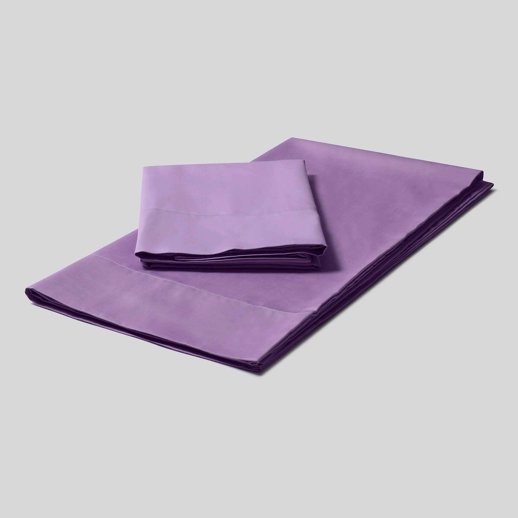 100% Organic Cotton Sateen Pillow Case Set