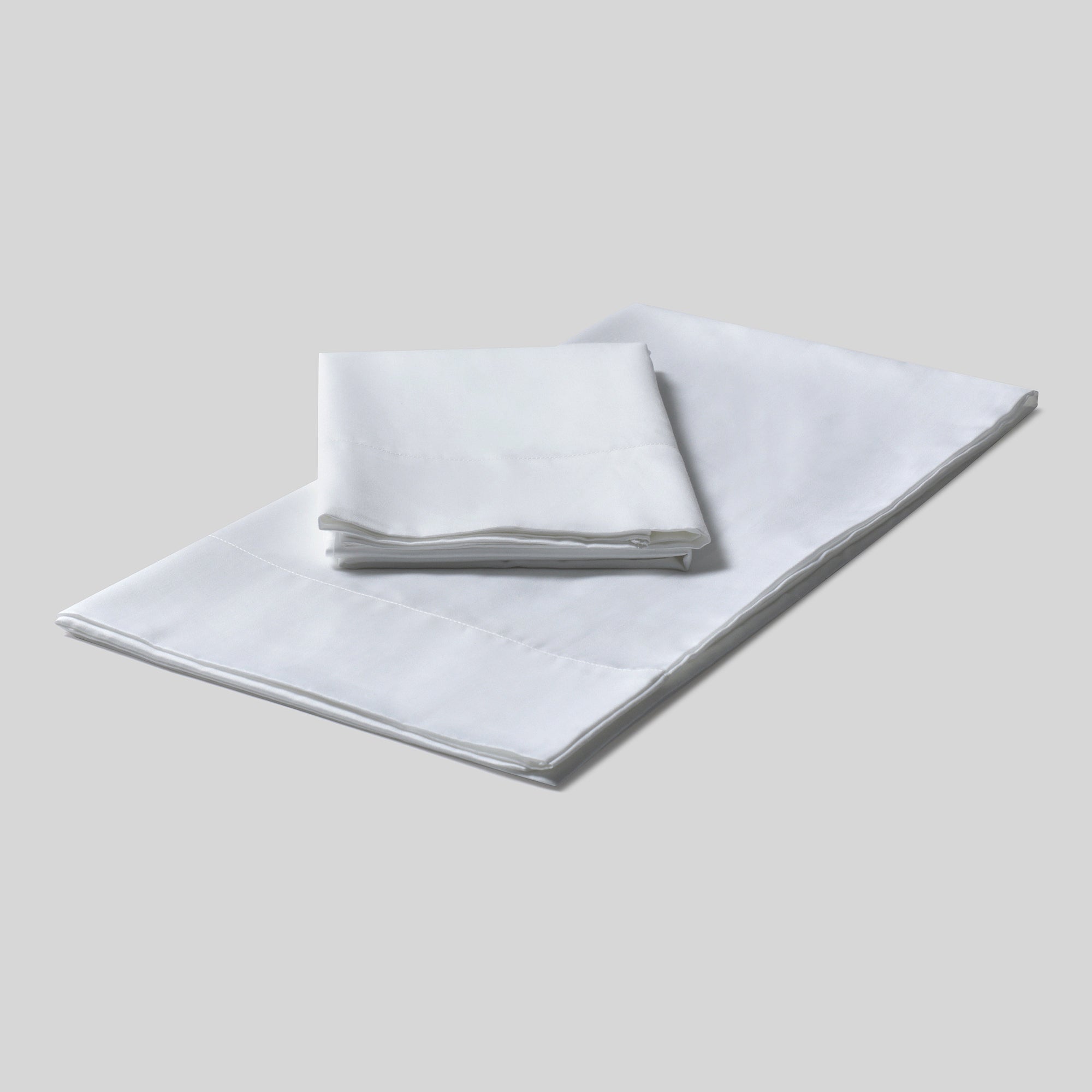 100% Organic Cotton Sateen Pillow Case Set