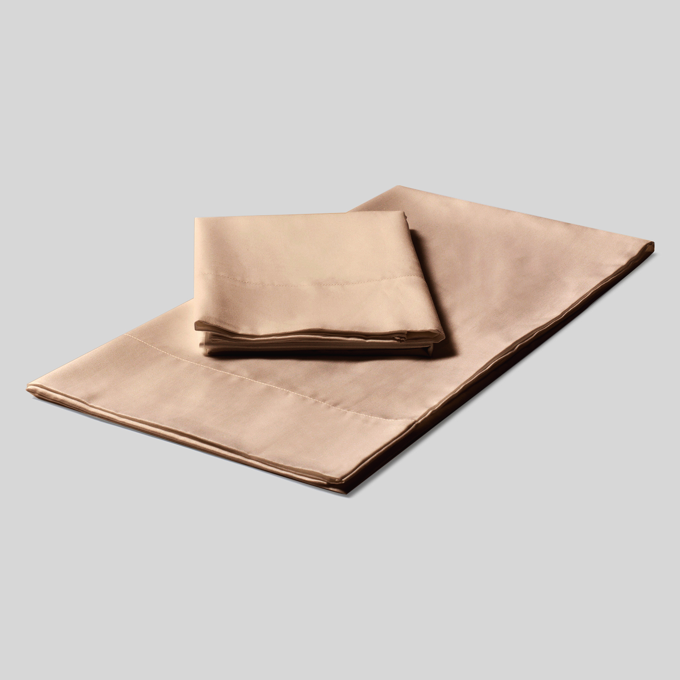 100% Organic Cotton Sateen Pillow Case Set