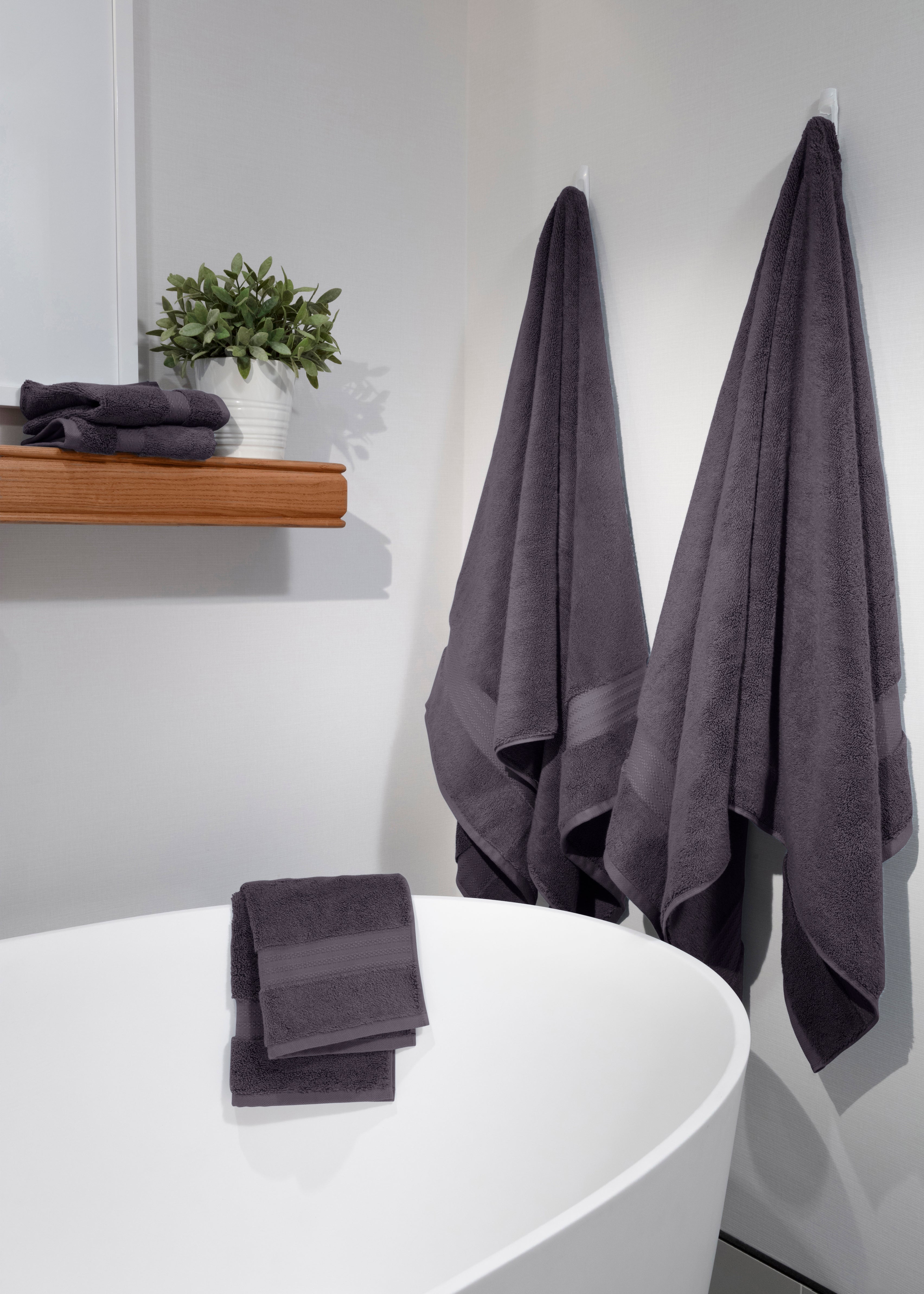 Brooks Organic Cotton Black Bath Towel Set + Reviews