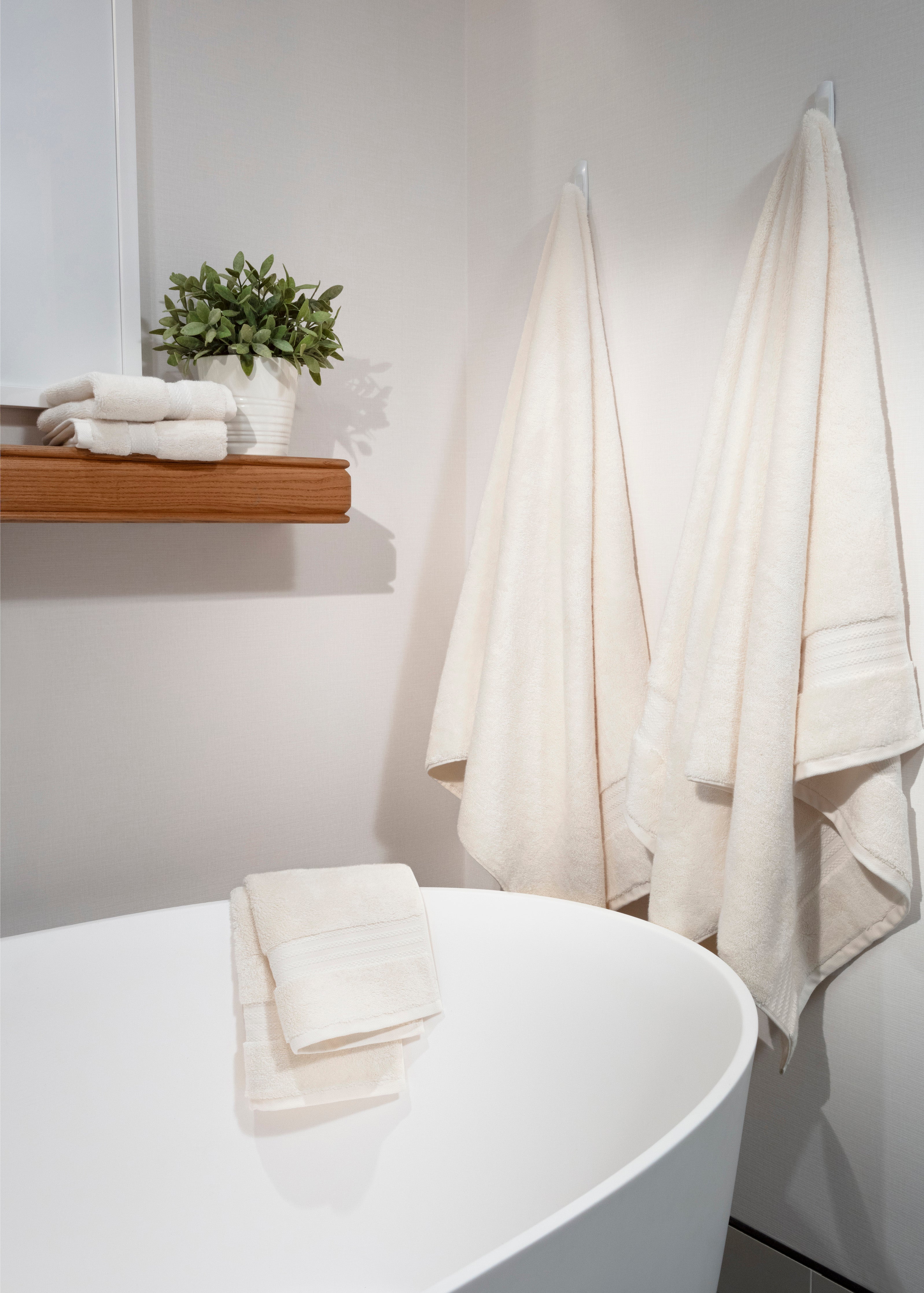 Premium Organic Bath Towels, Soft & Luxurious